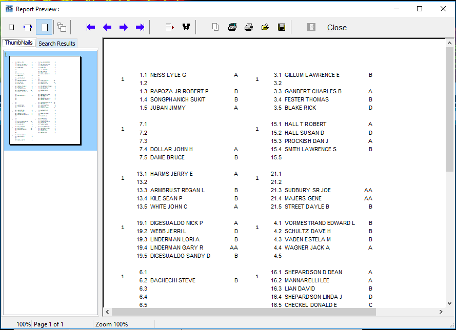 PRINT SCORE SHEETS or LABELS | 3S Shooting Sports Software